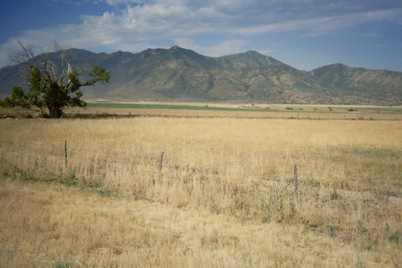 mountains outside Delta, Utah